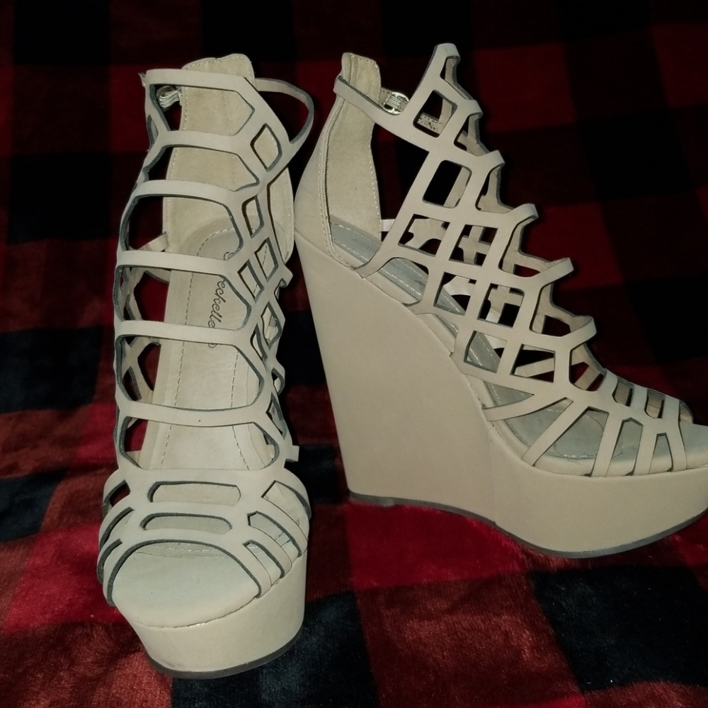 Tan colored heels